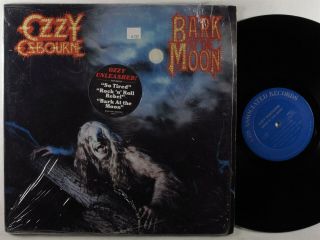 Ozzy Osbourne Bark At The Moon Cbs Lp Vg,  Shrink
