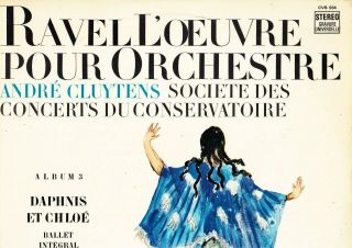 Cvb 934 Stereo France S/c - Ravel - Orchestral - Vol.  3 - Cluytens - Nm