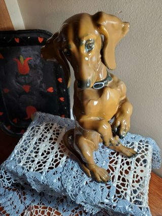 Classic Rose ROSENTHAL Germany Dachshund Dog figurine 6