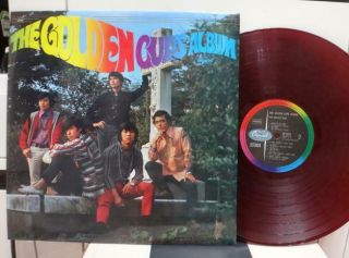The Golden Cups / Album,  Rare Japan Orig.  1968 Lp Red Wax Pokora Psych Ex,