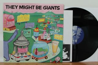 They Might Be Giants Self - Titled Lp (bar None,  Orig 1986) Vg,  Alt Rock