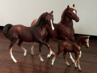 Very Rare Breyer Basecoat Chalky Chalkie Classic Arabian Family Horses