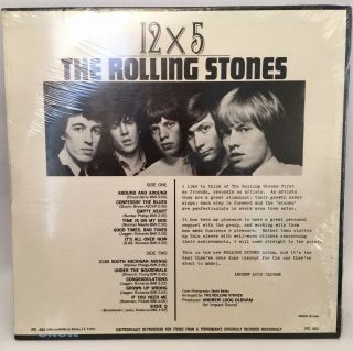 FACTORY 1ST PRESS The Rolling Stones 12 X 5 Vinyl LP 1964 2