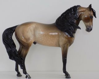 Peter Stone Horse - The Confectioner - Ooak - Dappled Buckskin Andalusian; D.  Quick