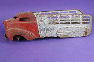 Vintage Wyandotte All Metal Prod Co Bullet Nose " Express " Toy Truck