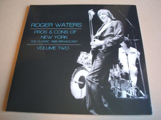 Roger Waters - Pros & Cons Of York Vol.  2 Vinyl Double Album Pink Floyd