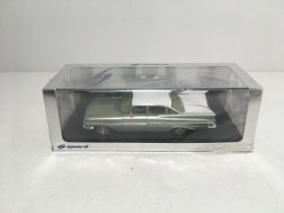 Spark Models 1:43 S2904 Chevrolet Impala 6 Window Sedan Green/white Mib