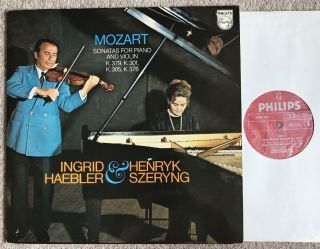 Phillips Sal 6500 143 Haebler Szeryng Mozart Sonatas For Piano And Violin