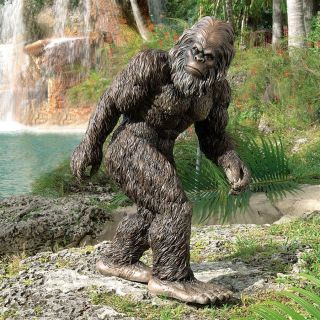 Medium Bigfoot The Garden Yeti Statue Home Decor Mythical Creature Statue