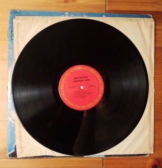Bob Dylan Greatest Hits Vinyl LP With Milton Glaser Poster KCS 9463 4
