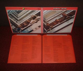 The Beatles 1962 - 1966 D/lp 1973 Apple 1st Press,  Brown Inners Earliest Ever