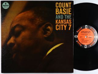 Count Basie & The Kansas City 7 - S/t Lp - Impulse - As - 15 Rvg Vg,