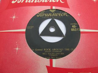 Bill Haley And His Comets Rock Around The Clock Gold Print Brunswick