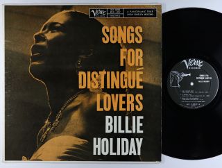 Billie Holiday - Songs For Distingue Lovers Lp - Verve - Mg V - 8257 Mono Dg
