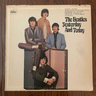 The Beatles ‎– Yesterday And Today Lp Capitol T 2553 - Trunk Cover - Mono Vg,