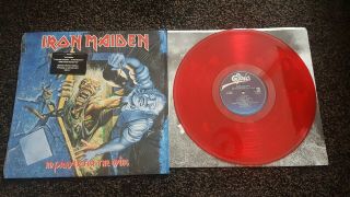 Iron Maiden - No Prayer For The Dying - 1990 Epic Rare Usa Red Vinyl -