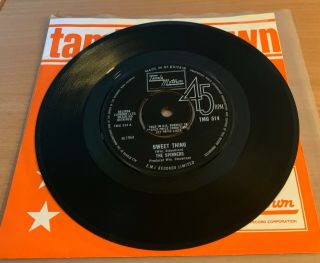 The Spinners Sweet Thing Uk 7 " Tmg 514 Ex,  Northern Soul