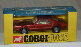 Vintage Corgi No.  276 Oldsmobile Toronado - Diecast Car