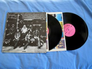 The Allman Brothers Band Live At Fillmore East Pink Capricorn Label Sd2 - 802