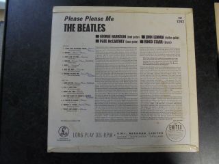 THE BEATLES Please please me UK GOLD Parlophone LP ORIG.  VG,  VINYL 3