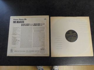 THE BEATLES Please please me UK GOLD Parlophone LP ORIG.  VG,  VINYL 6