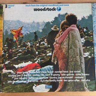 Woodstock 3 X Lp Rare French 1st Press 1970 Near