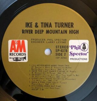 Ike & Tina Turner - River Deep Mountain High - 1969 1st Press (EX) Ultra 5