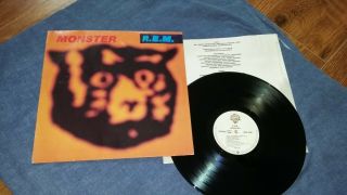 R.  E.  M.  Monster 1994 - Rare First Press - Wb Label - Ex,