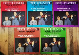Philips 835150 - 54ay - Beethoven - Violin Sonatas - Oistrakh Oborin Ultra Rare