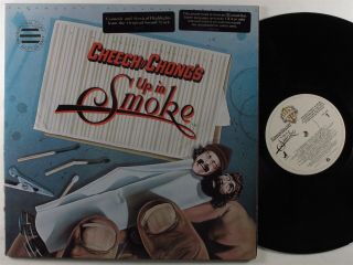 Cheech & Chong Up In Smoke Warner Bros Lp Vg,  Promo Gatefold