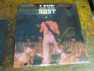 Neil Young Live Rust 2xlp Reprise Bar Code No Cut