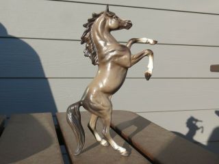 Hagen Renaker Rearing Fez Grey Arabian Stallion