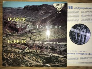 Dvorak World Symphony Kubelik Decca Sxl 2005 Wbgr Ed1 Uk Ex