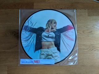 Taylor Swift Me 12 " Vinyl Record Picture Disc Panic At The Disco Rsd Red 1989