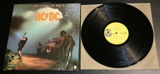 Ac/dc Let There Be Rock Shrink 1977 Atco Sd 36 - 151 Lp