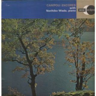 Campoli / Norihiko Wada Campoli Encores Lp Vinyl 11 Track Stereo (ecs639) Slee