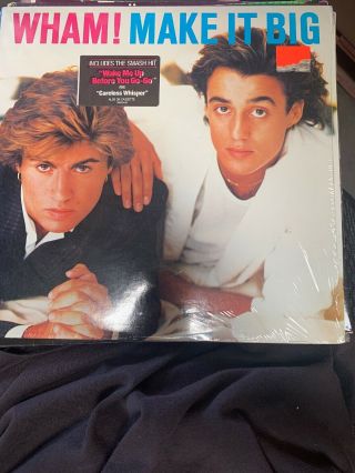 Wham Make It Big Vinyl Lp Record 1984 Columbia Fc 39595 George Michael