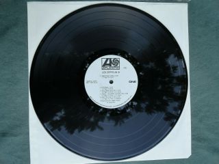 RARE 1970 LED ZEPPELIN III ATLANTIC DJ MONAURAL WHITE LABELS VINYL LP 4