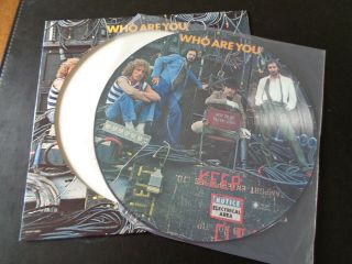 THE WHO - WHO ARE YOU PICTURE DISC LP & STANDARD ISSUE LP 2
