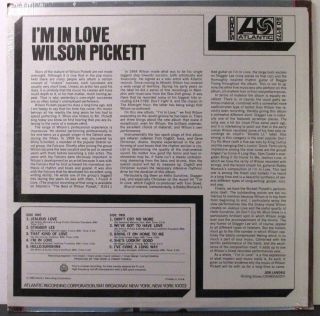 Wilson Pickett Atlantic 8175 I ' m In Love Release - Still 2