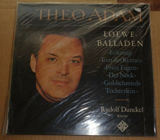 Theo Adam/rudolf Dunckel Loewe Balladen - Telefunken Slt 43108 - B