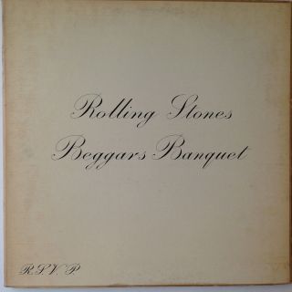 " Beggars Banquet " Rolling Stones Vinyl Record Lp 1968 Recording