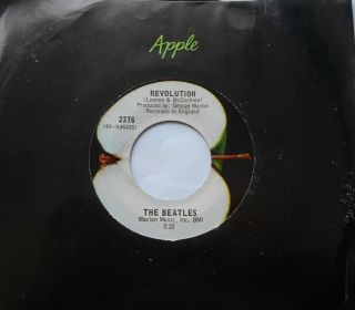 The Beatles Hey Jude / Revolution Nm - Canada Orig 1968 Apple 2276 45