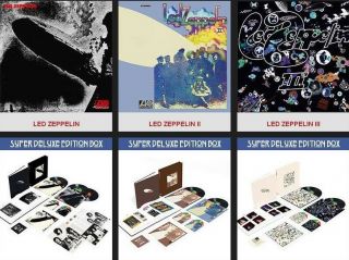 Led Zeppelin 1,  2 And 3 - Deluxe Editions - 180g.  Vinyl 7 Lp 