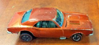 HOT WHEELS 1967 Redline Custom Camaro Orange Hong Kong (all) 5