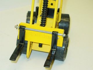 Vintage Mini Tonka Fork Lift,  Pressed Steel Toy Vehicle With Front Cargo Box 5