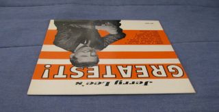 Jerry Lee Lewis - Jerry Lee ' s Greatest Sun Label Rare Vinyl SLP 1265 VG, 8