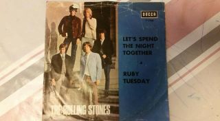 Rolling Stones,  Single,  Sweden,  Lets Spend The Night Together,  1967,  F 12546