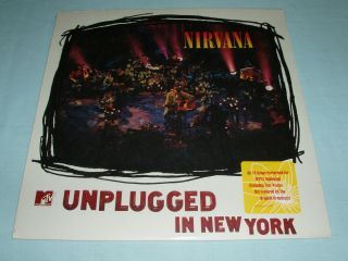 Nirvana Mtv Unplugged In York 12 " Vinyl Album Lp Foo Fighters