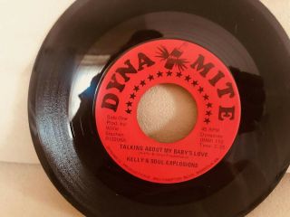 Kelly And The Soul Explosions Very Rare 7 " Soul Record.  Vg